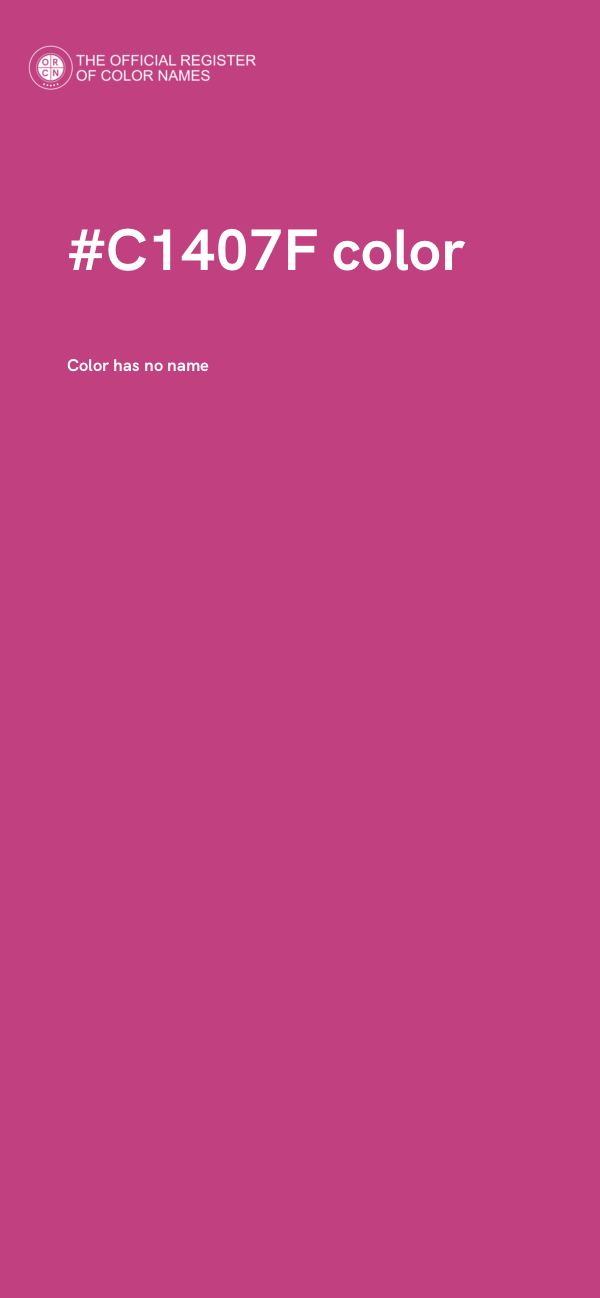 #C1407F color image