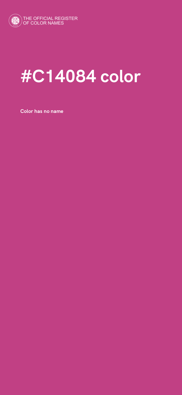#C14084 color image