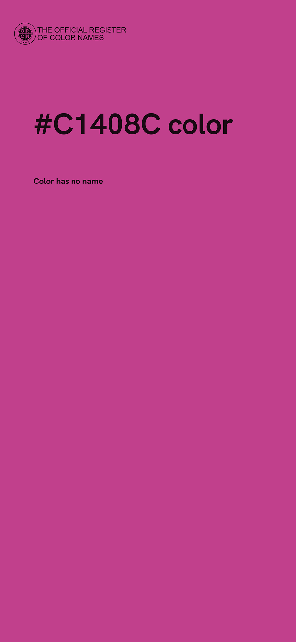 #C1408C color image