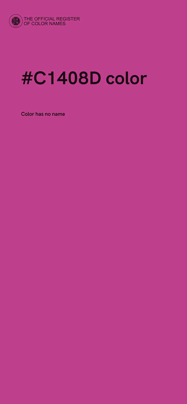 #C1408D color image
