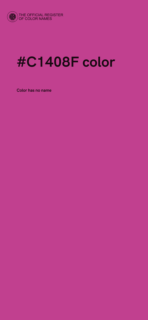 #C1408F color image