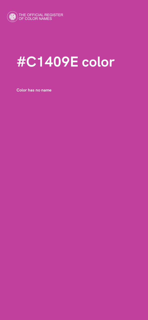 #C1409E color image