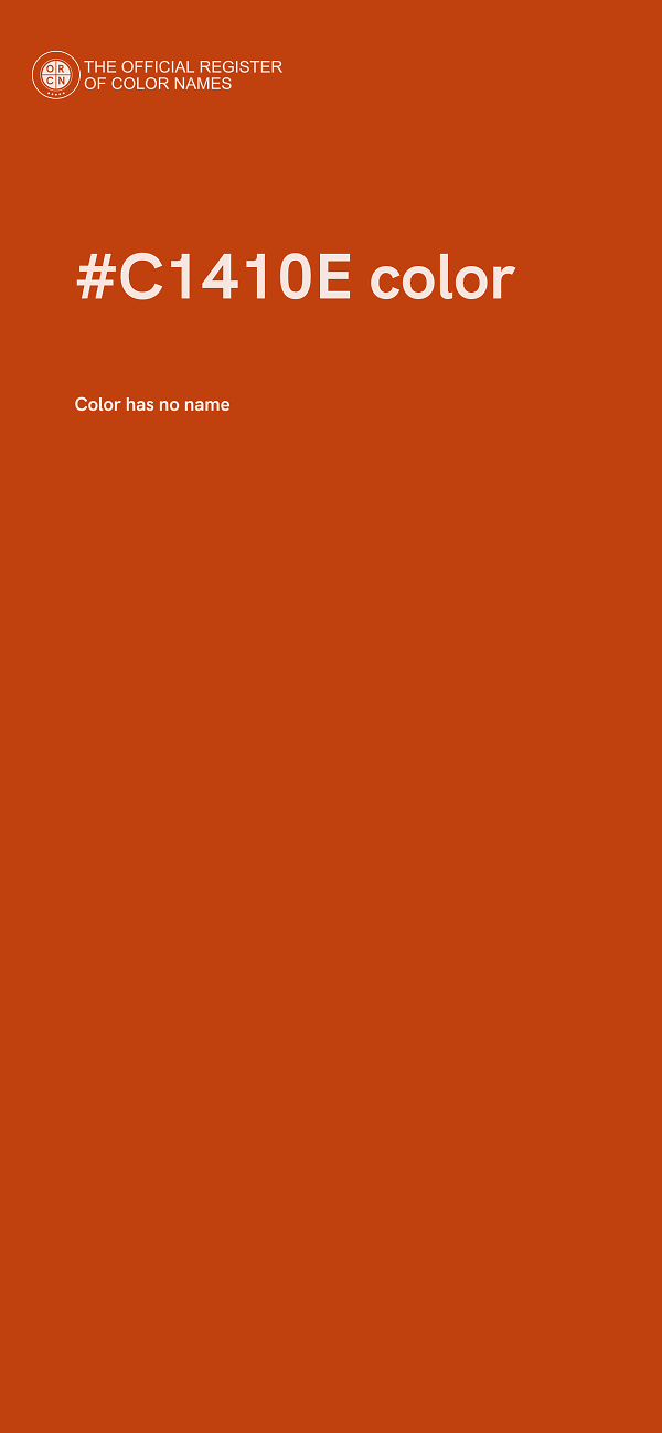 #C1410E color image