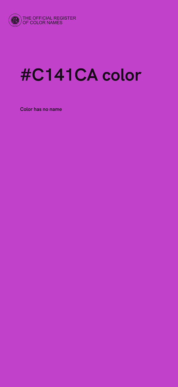 #C141CA color image