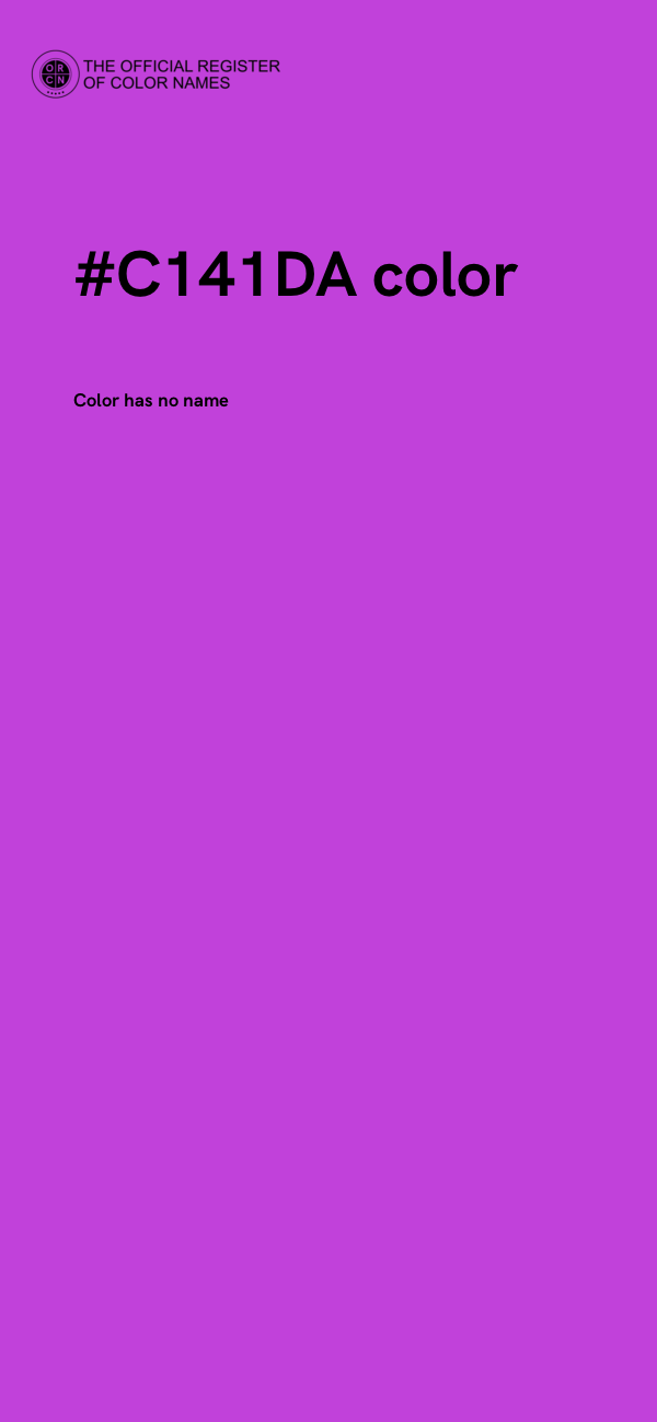 #C141DA color image