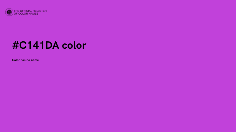 #C141DA color image
