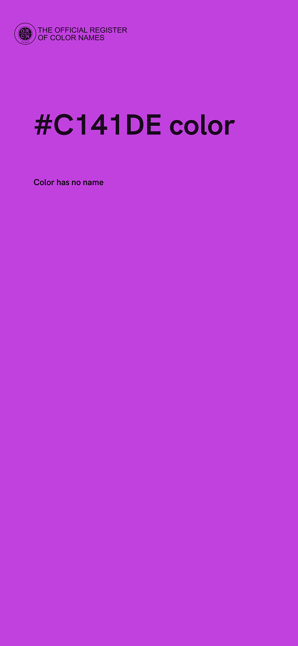 #C141DE color image