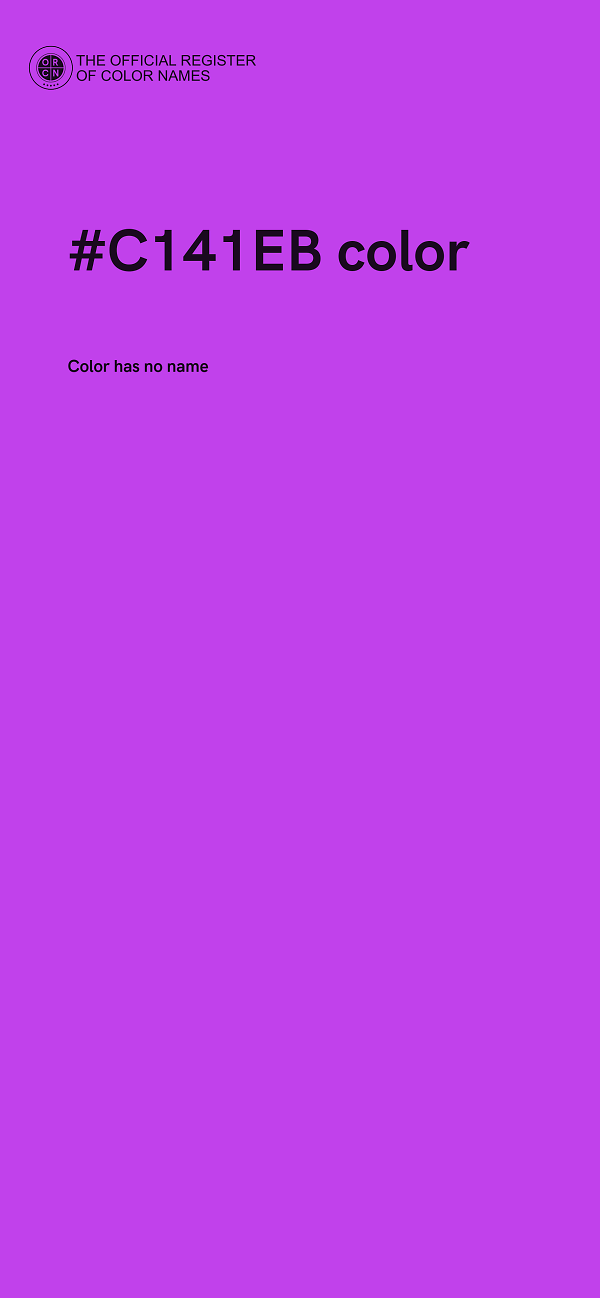 #C141EB color image