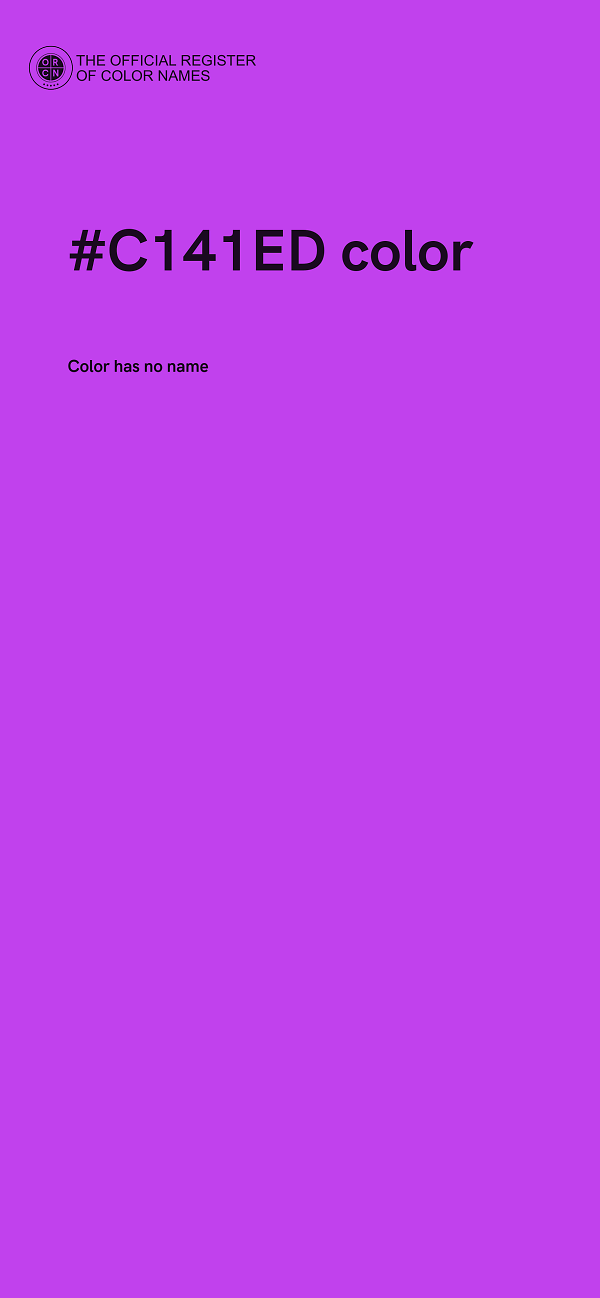 #C141ED color image