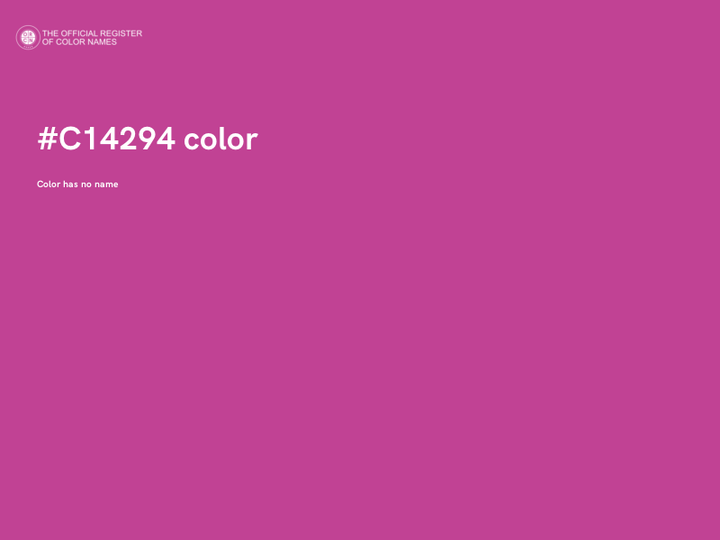 #C14294 color image