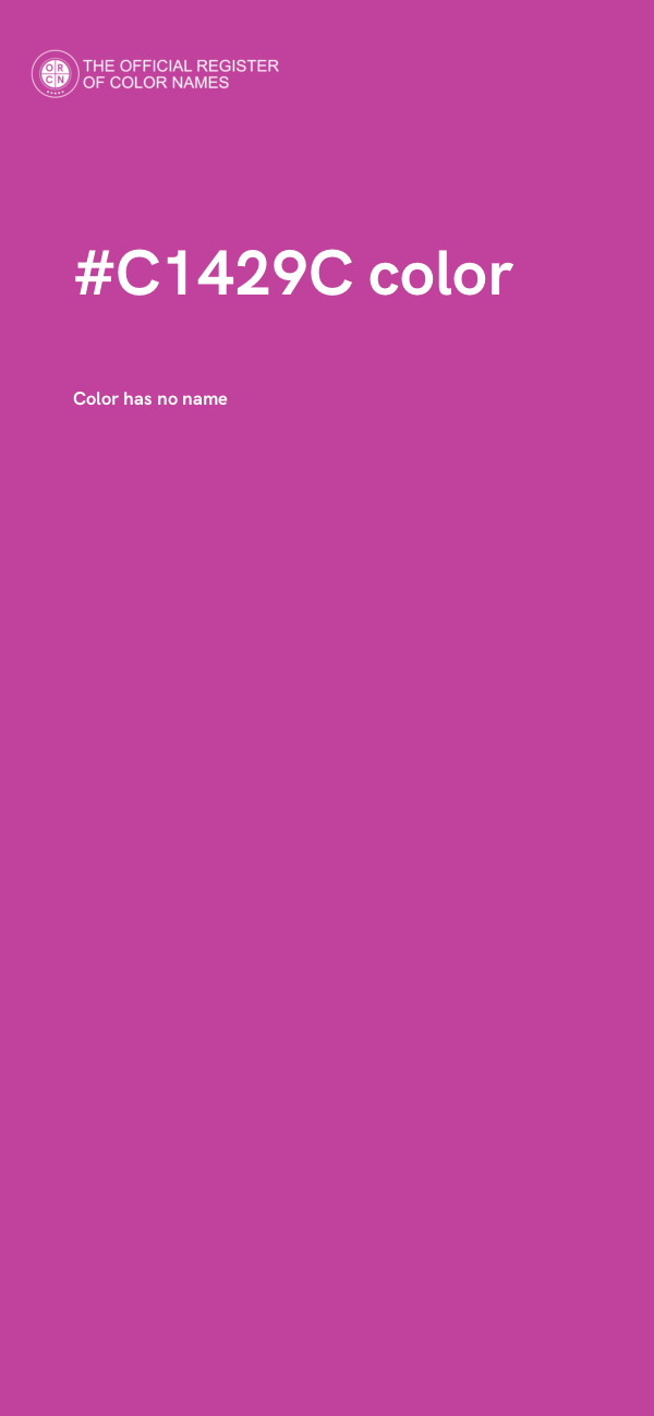 #C1429C color image