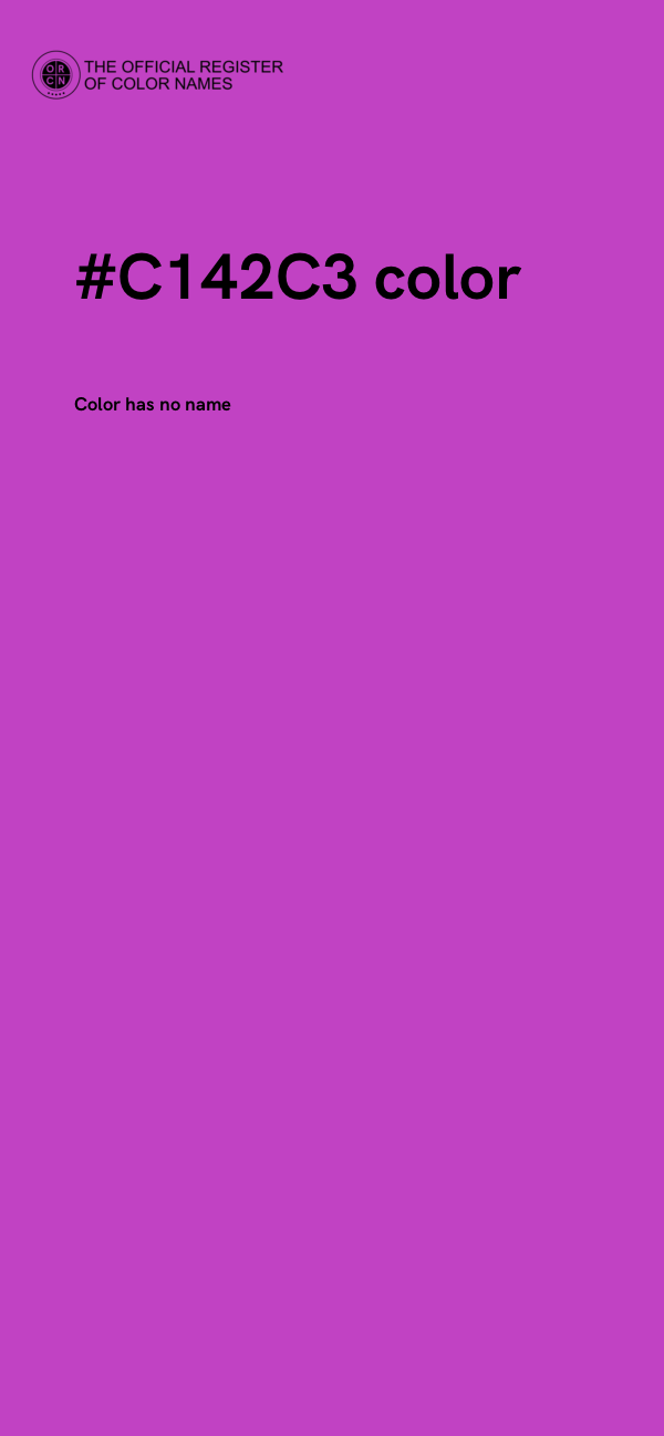 #C142C3 color image