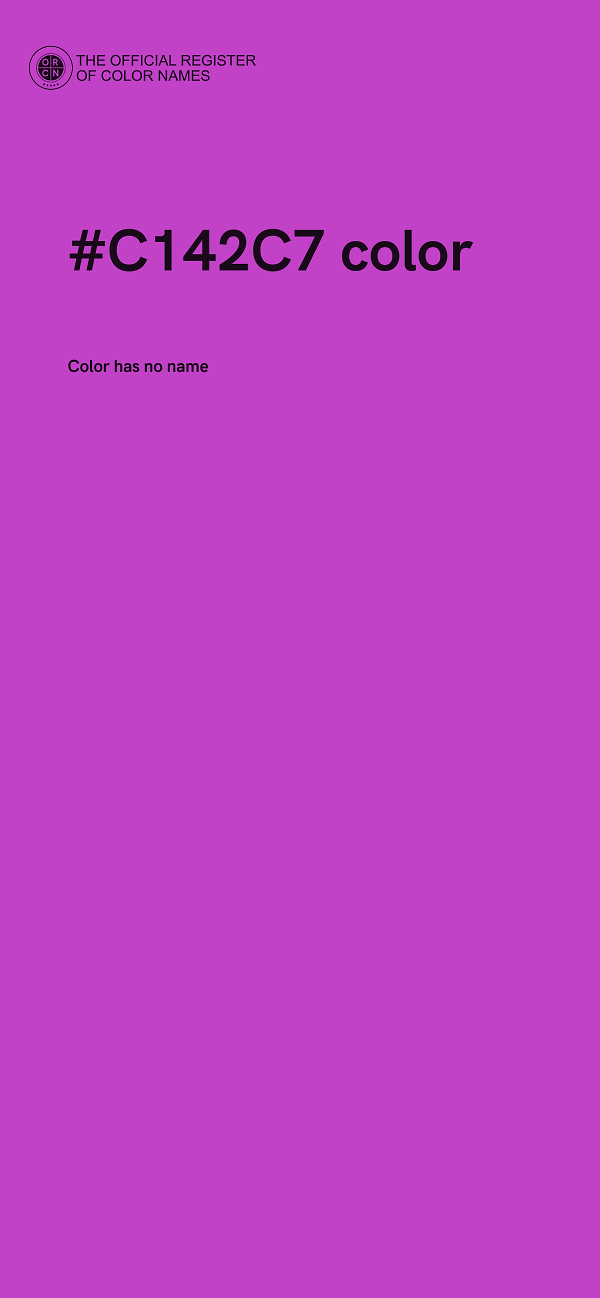 #C142C7 color image