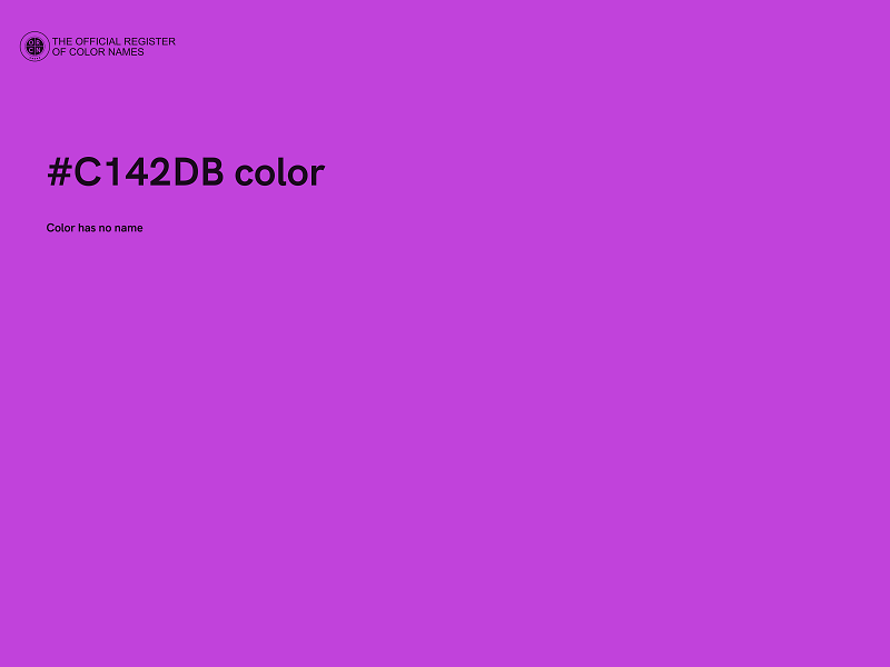 #C142DB color image