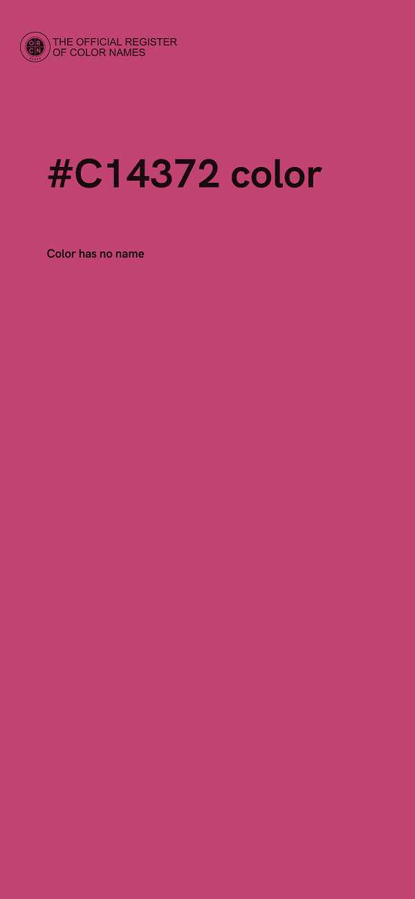 #C14372 color image