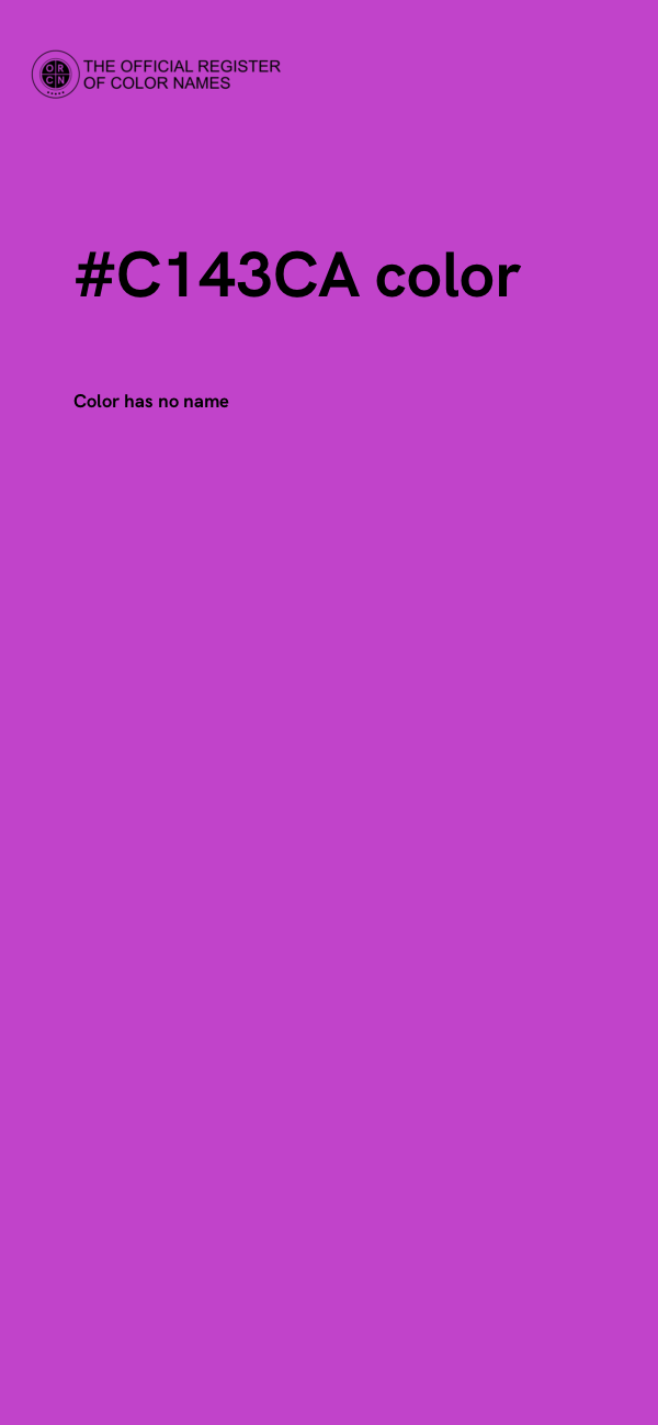 #C143CA color image