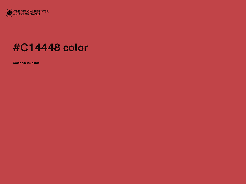 #C14448 color image