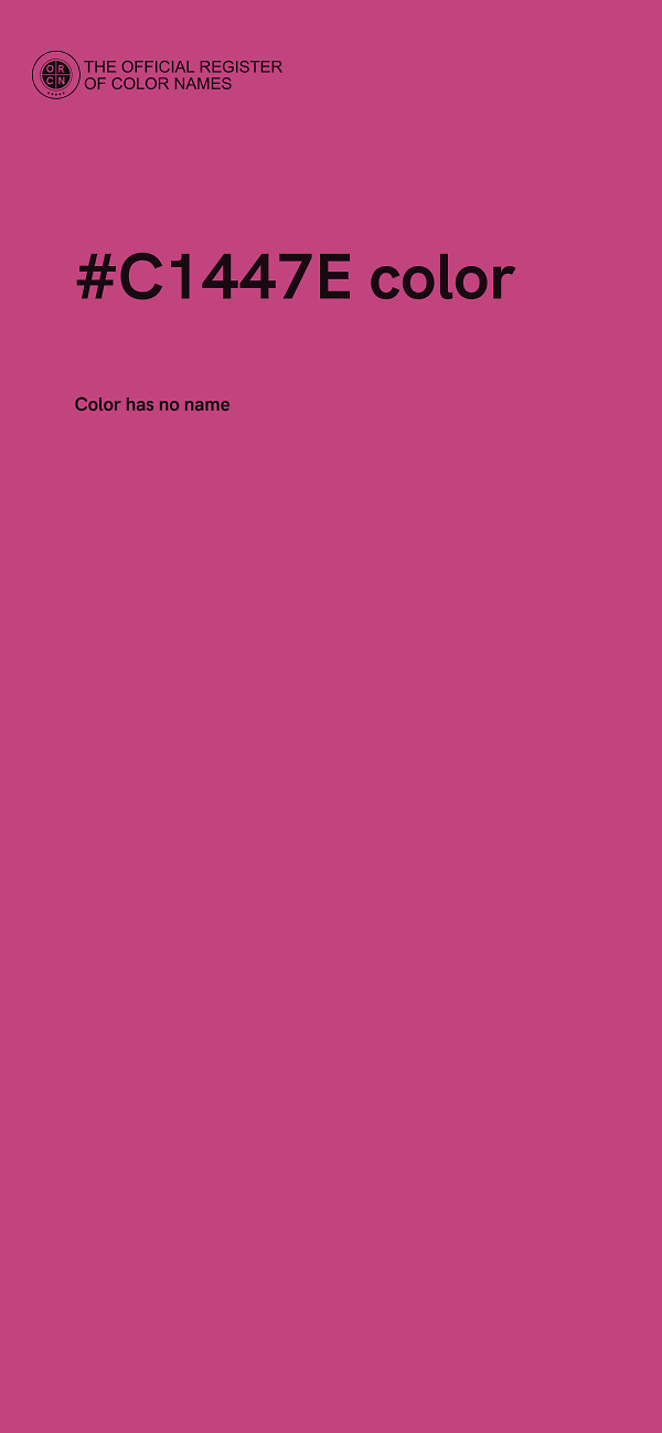 #C1447E color image