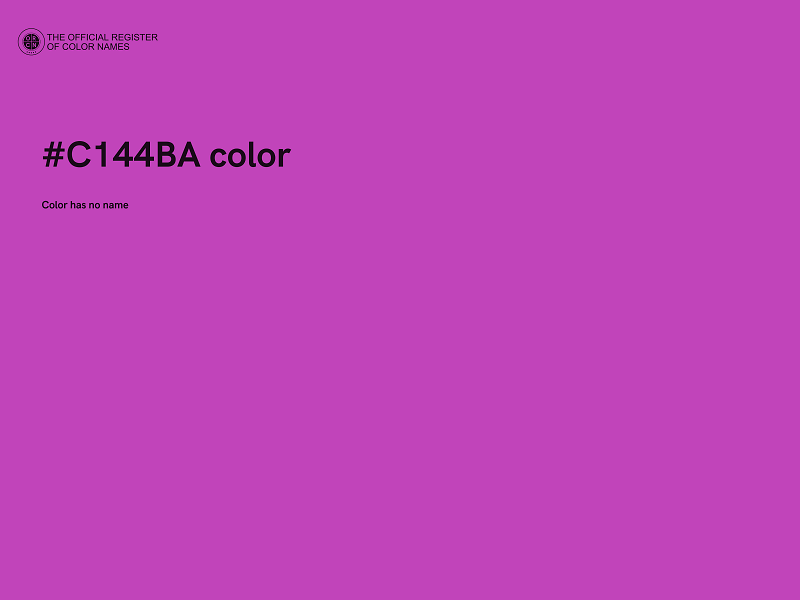 #C144BA color image