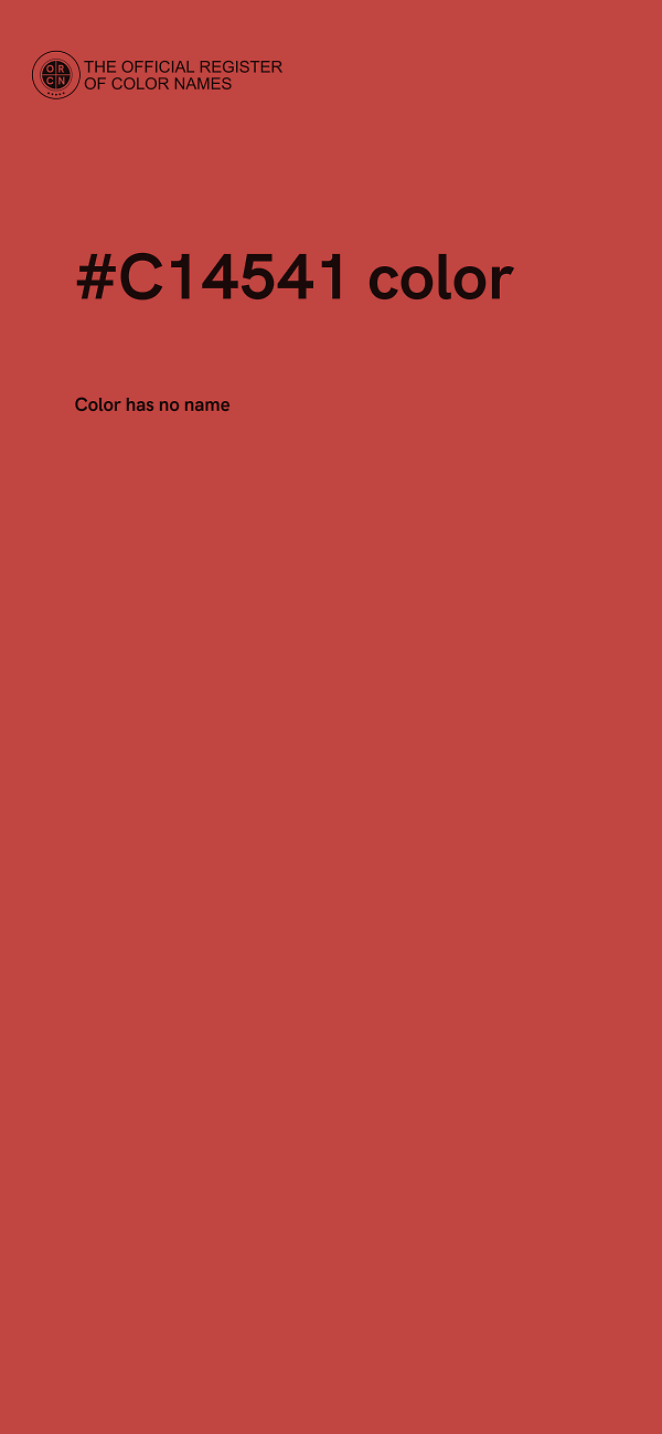 #C14541 color image