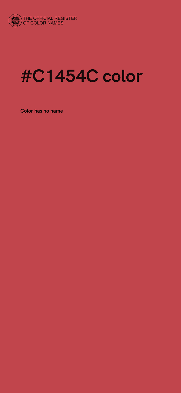 #C1454C color image
