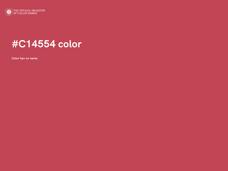 #C14554 color image