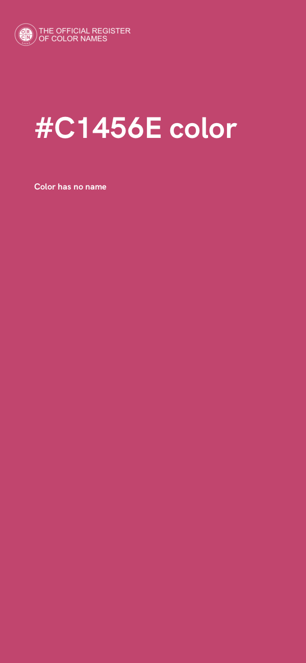 #C1456E color image