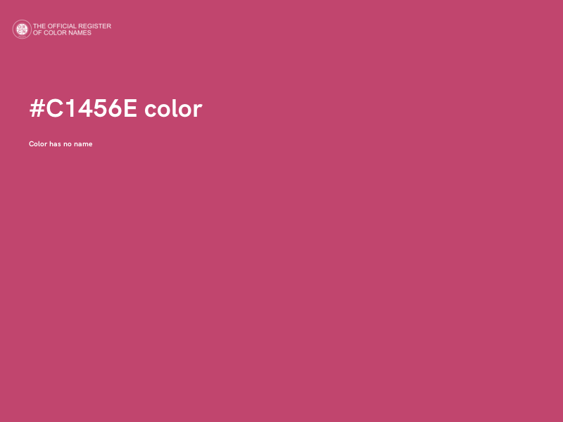 #C1456E color image
