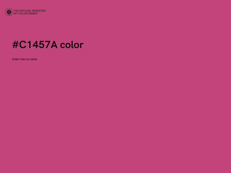 #C1457A color image