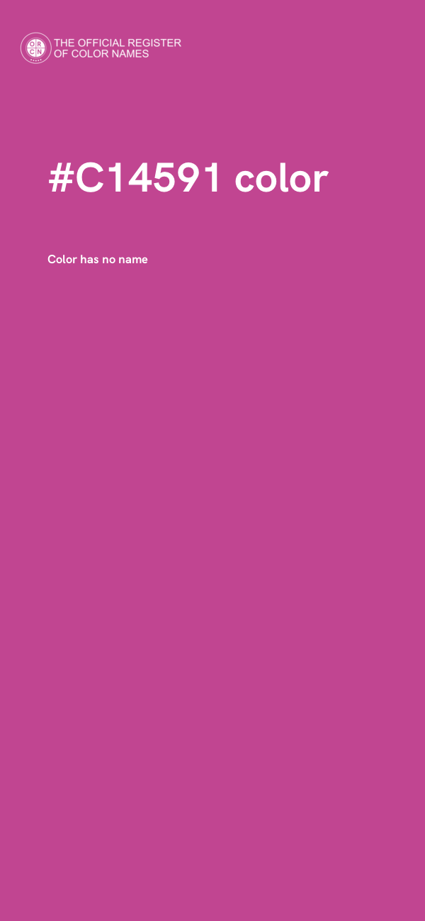 #C14591 color image