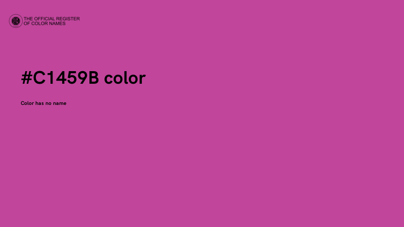 #C1459B color image
