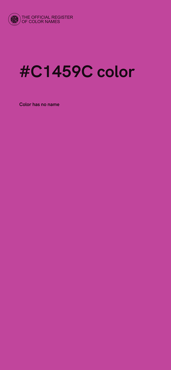 #C1459C color image