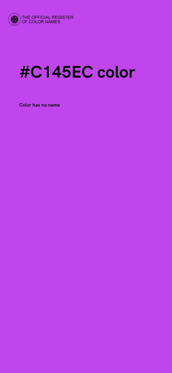 #C145EC color image