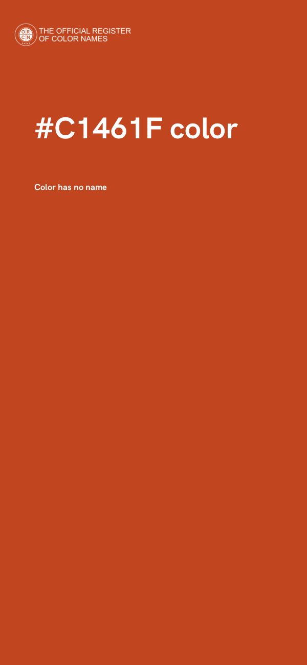 #C1461F color image