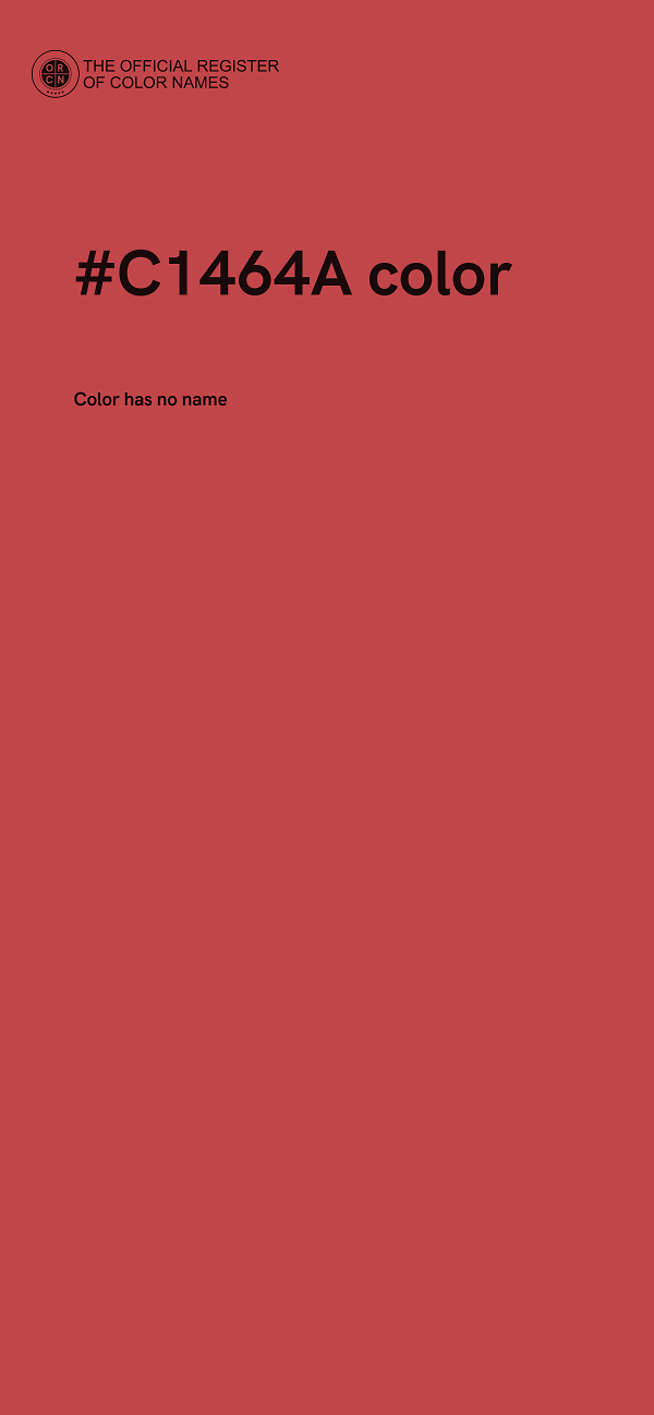 #C1464A color image