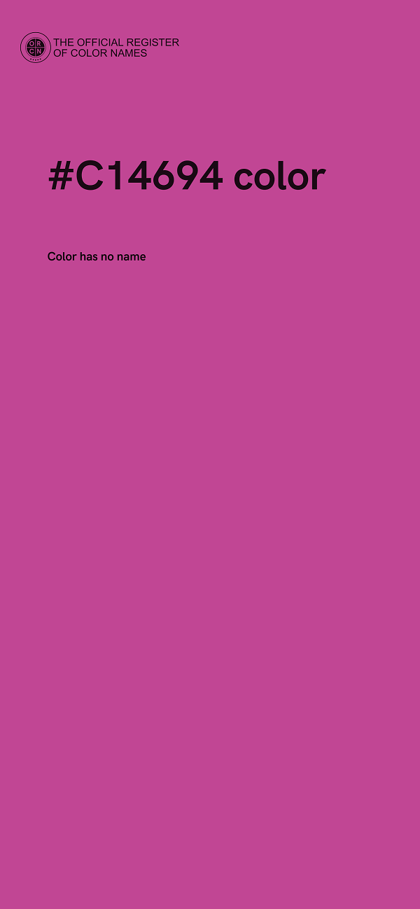 #C14694 color image