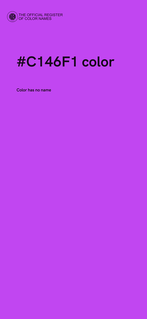 #C146F1 color image