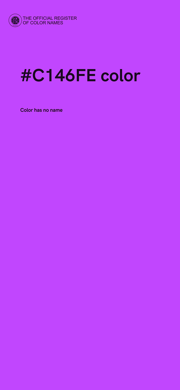 #C146FE color image