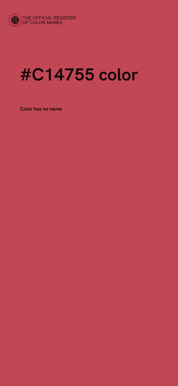 #C14755 color image
