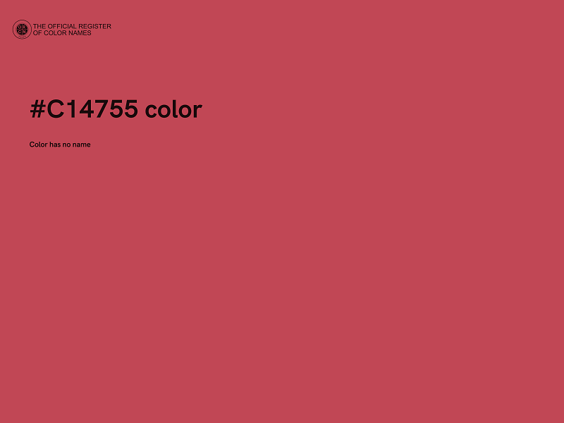 #C14755 color image