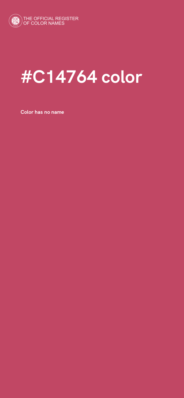 #C14764 color image