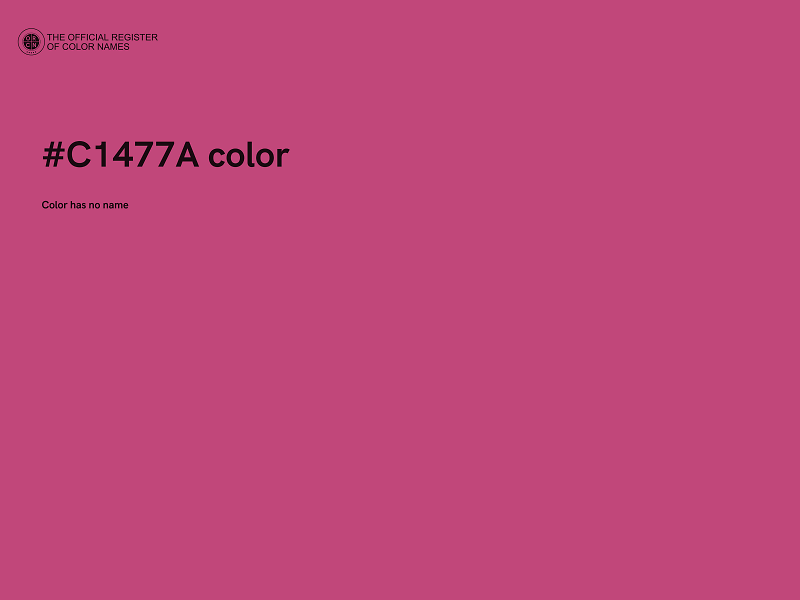 #C1477A color image