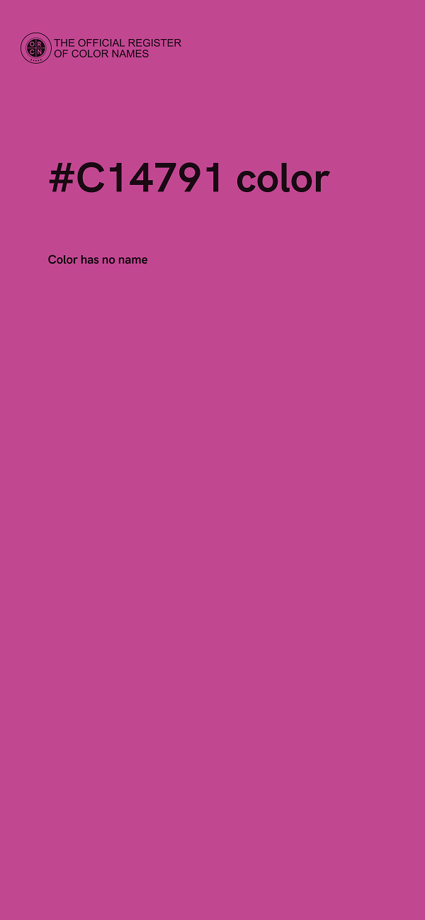 #C14791 color image