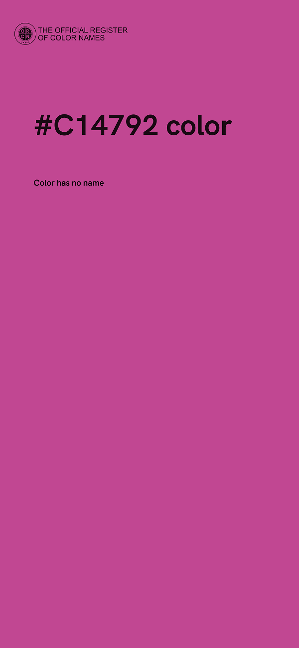 #C14792 color image