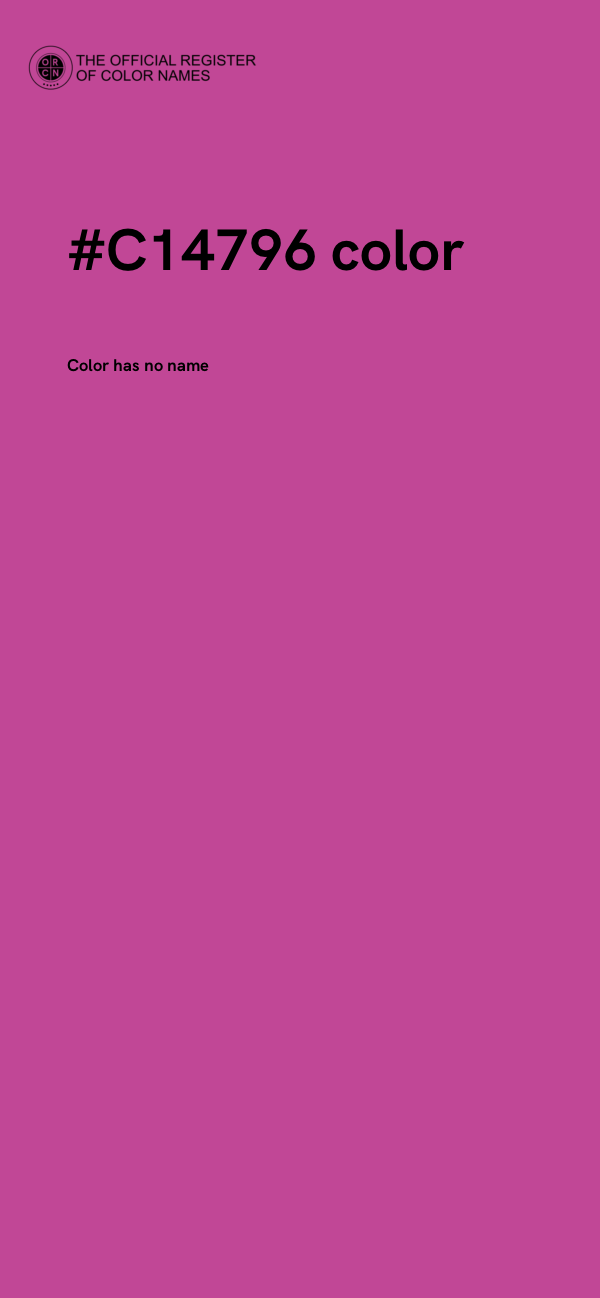 #C14796 color image