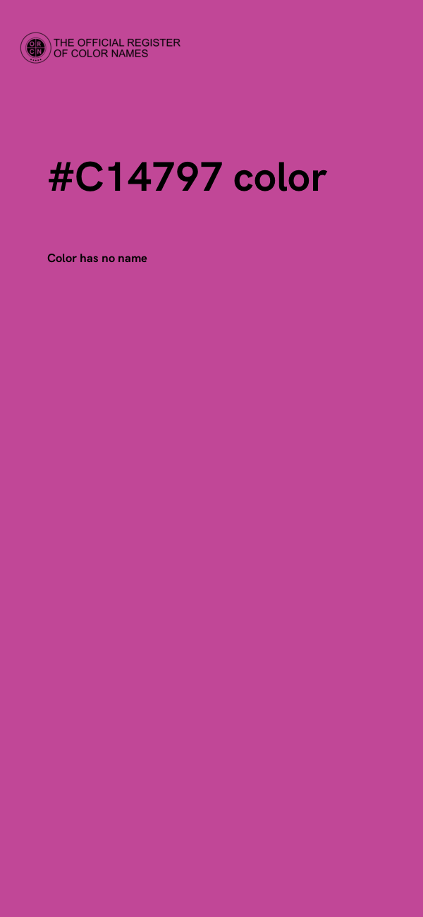 #C14797 color image