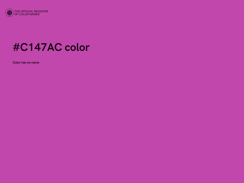 #C147AC color image