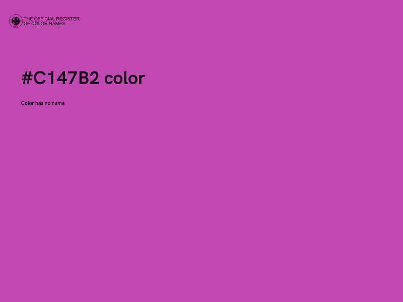 #C147B2 color image