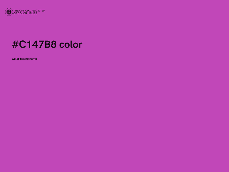#C147B8 color image