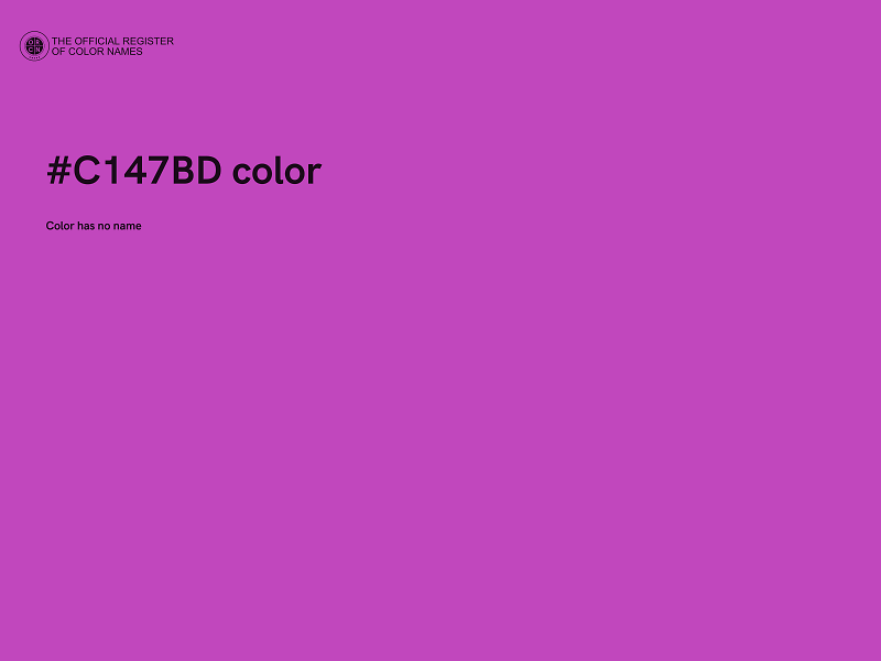 #C147BD color image